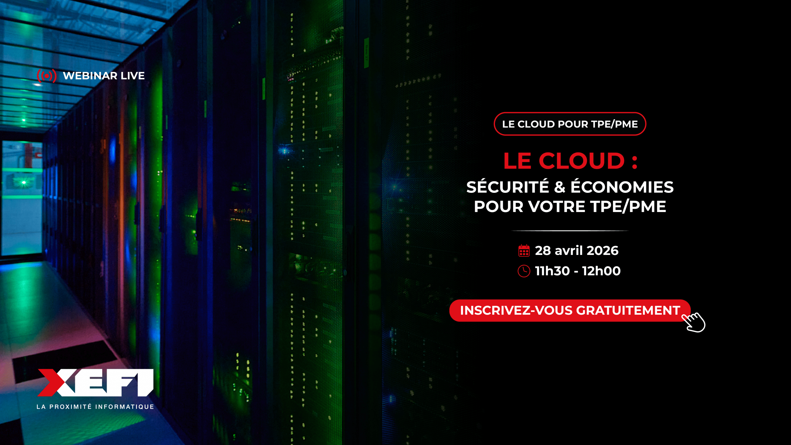 Webinar : le Cloud, sécurité et économies pour votre TPE/PME